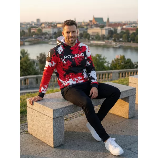  Funktionaler Sweatshirt -Premium von Männern ALTISPORT VOJ/ALM036PL/MI01 FLECKEN 