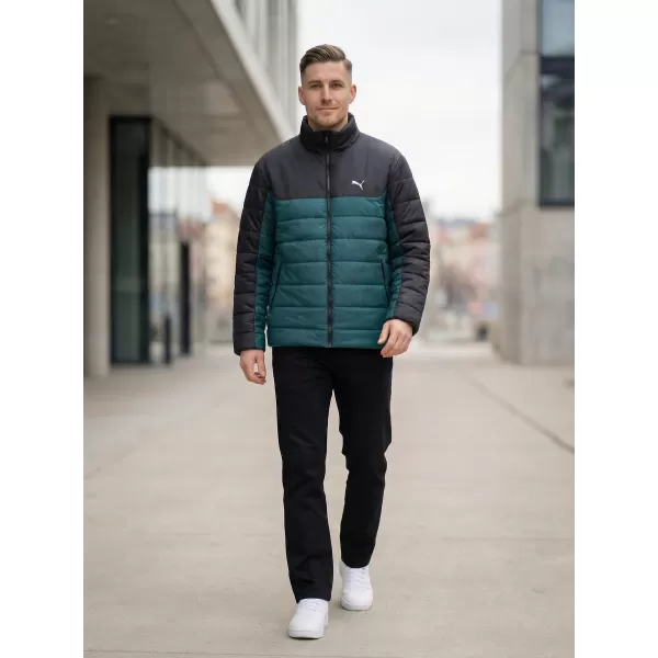  Herrenjacke PUMA ESS PADDED JACKET 685210-75 GRÜN 