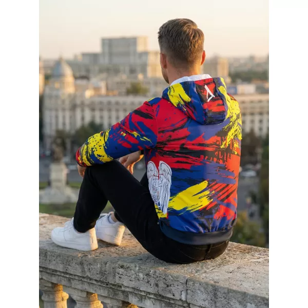  Funktionaler Sweatshirt -Premium von Männern ALTISPORT VOJ/ALM036RO/MI01 ROLLE 