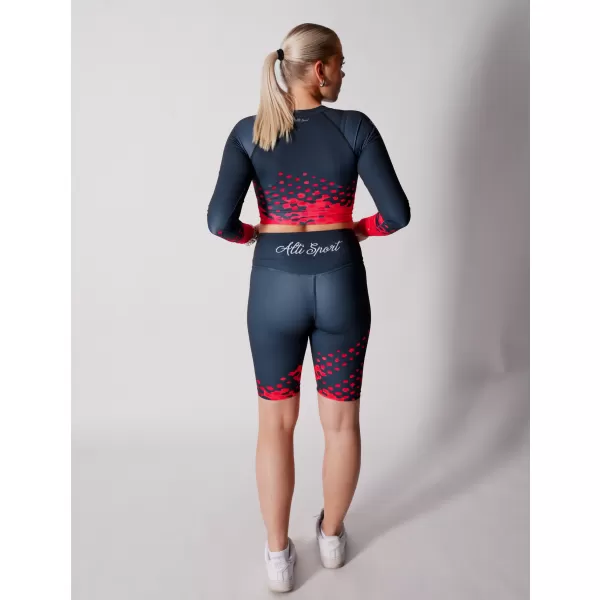  Funktionelle Erntedopie von Frauen ALTISPORT VOJ/ALW109TR04 ROTSCHWARZ 