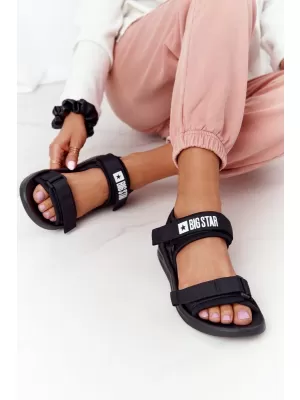 Damensandalen BIG STAR HH274A024 SCHWARZ Big Star Shoes