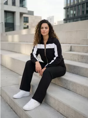 Damenjacke PUMA T7 RELAXED TRACK JACKET 632137-01 SCHWARZ