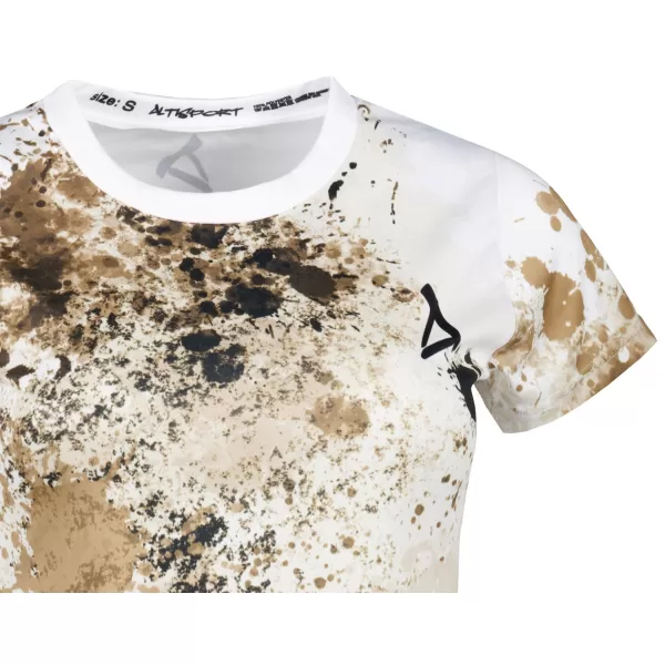  Hochwertiges Funktions-T-Shirt für Damen ALTISPORT VOJ/ALW055TR01 WEIßBRAUN 