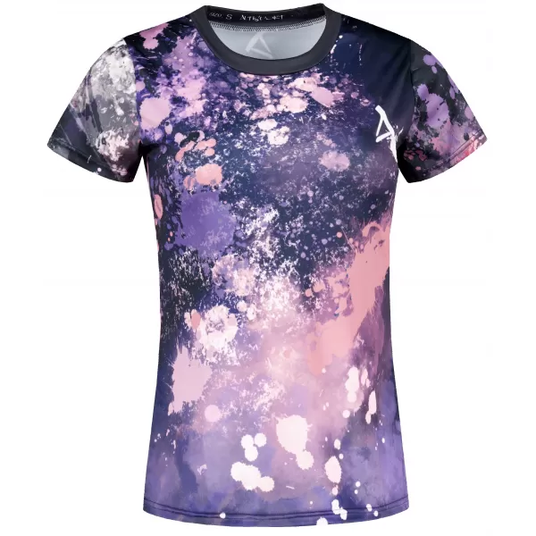  Hochwertiges Funktions-T-Shirt für Damen ALTISPORT VOJ/ALW055TR01 SCHWARZ LILA 