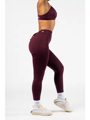 Figurformende Leggings mit Schnürung STRONG BEAUTY 426 DARK RED Nebbia