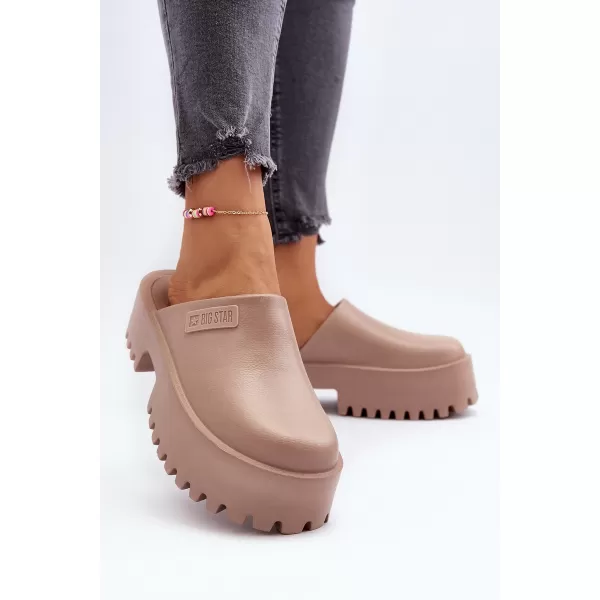  Damenhausschuhe BIG STAR NN274016 BEIGE Big Star Shoes 