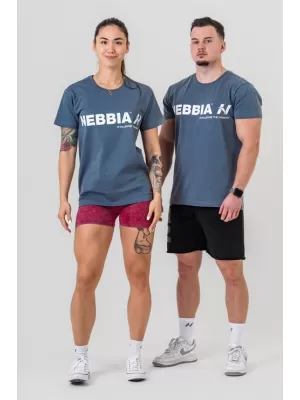 T-Shirt GYM ESSENTIALS 380 GRAU Nebbia