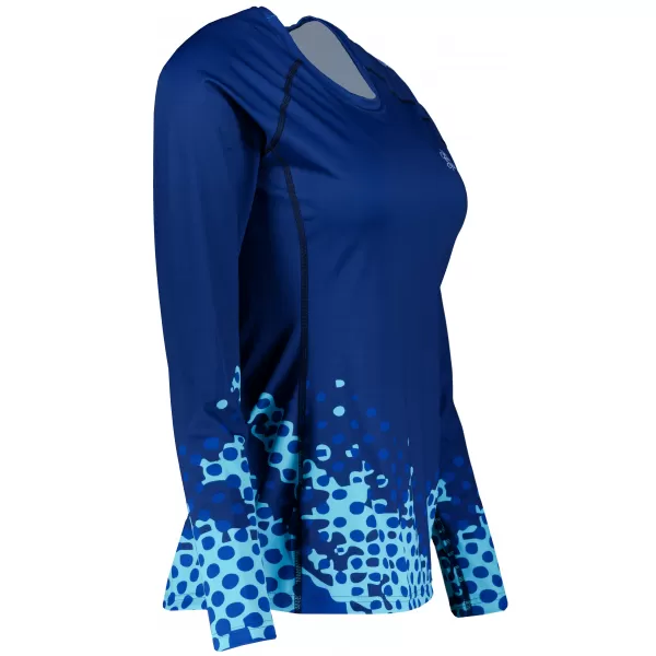  Frauen funktionales t -Shirt mit langen Ärmeln Premium ALTISPORT VOJ/ALW109TR03 KÖNIGLICH 
