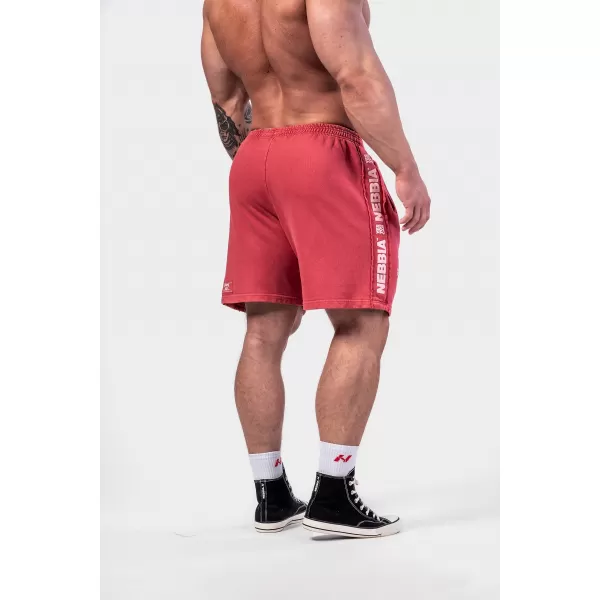  Gewaschene Trainingsshorts LEGEND 786 RED Nebbia 