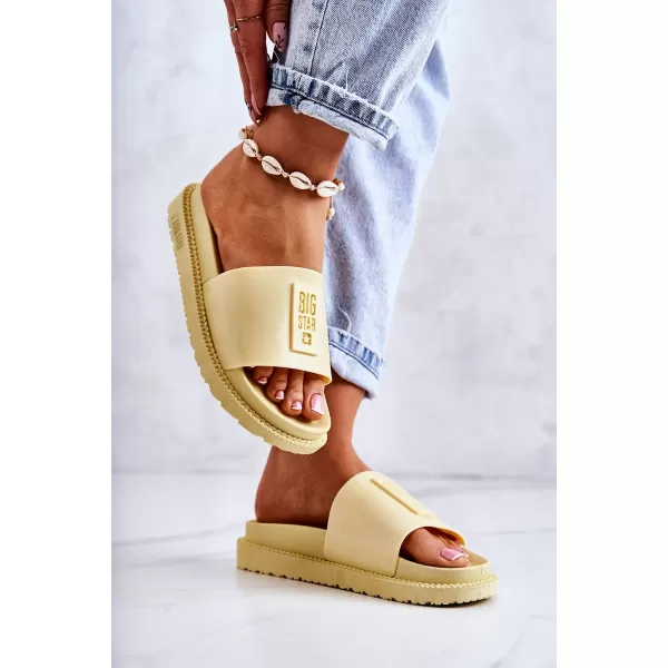  Damenhausschuhe BIG STAR JJ274A305 GELB Big Star Shoes 