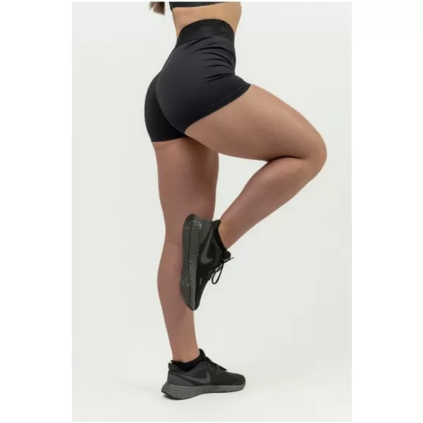  Damen-Kompressionsshorts mit hoher Taille INTENSE Leg Day 832 BLACK Nebbia 