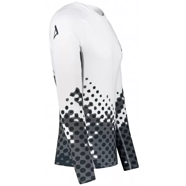  Funktionelle Kompression t -Shirt von Männern mit langarmiger Prämie ALTISPORT VOJ/ALM109TR03 WEIß 