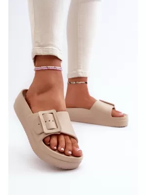 Damenhausschuhe BIG STAR NN274A666 BEIGE Big Star Shoes