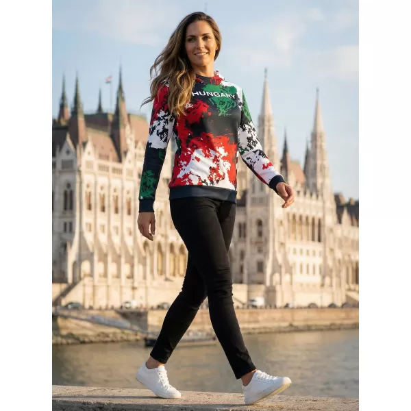  Funktionaler Sweatshirt -Prämie von Frauen ALTISPORT VOJ/ALW036HU/MI01 FLECKEN 