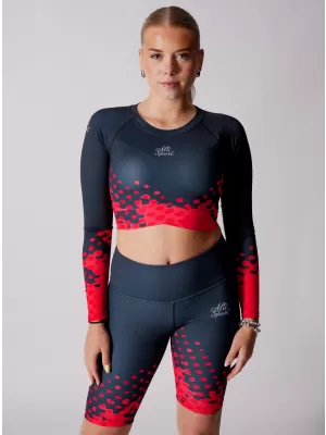 Funktionelle Erntedopie von Frauen ALTISPORT VOJ/ALW109TR04 ROTSCHWARZ