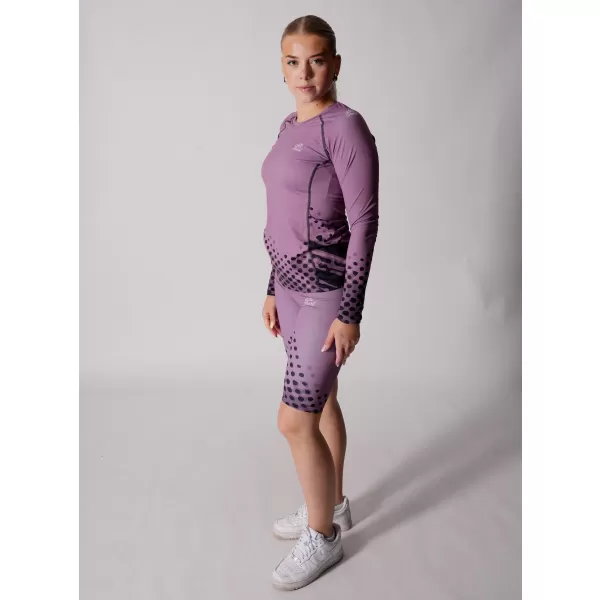  Frauen funktionales t -Shirt mit langen Ärmeln Premium ALTISPORT VOJ/ALW109TR03 LILA 