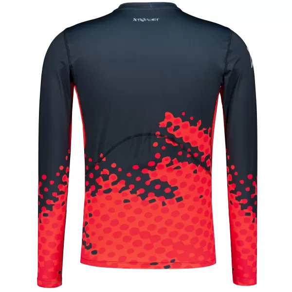  Funktionelle Kompression t -Shirt von Männern mit langarmiger Prämie ALTISPORT VOJ/ALM109TR03 ROT/SCHWARZ 