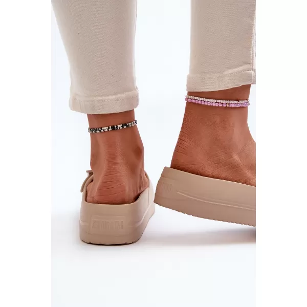  Damenhausschuhe BIG STAR NN274A666 BEIGE Big Star Shoes 