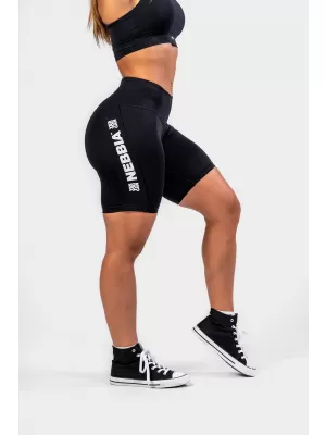 Radlerhose mit hoher Taille ICONIC 238 BLACK Nebbia