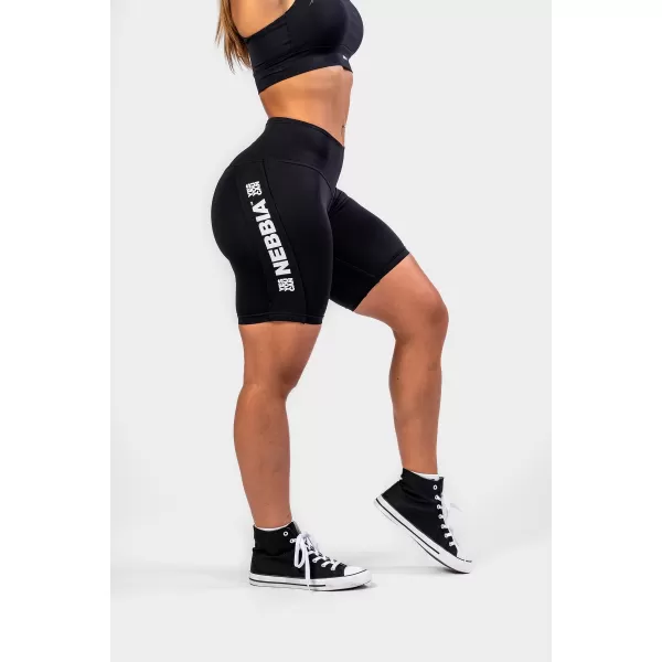  Radlerhose mit hoher Taille ICONIC 238 BLACK Nebbia 