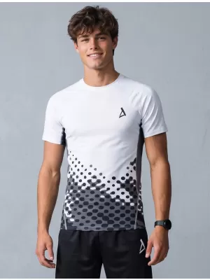 Funktionelle Kompression von Männern t -Shirt Premium ALTISPORT VOJ/ALM109TR04 WEIß