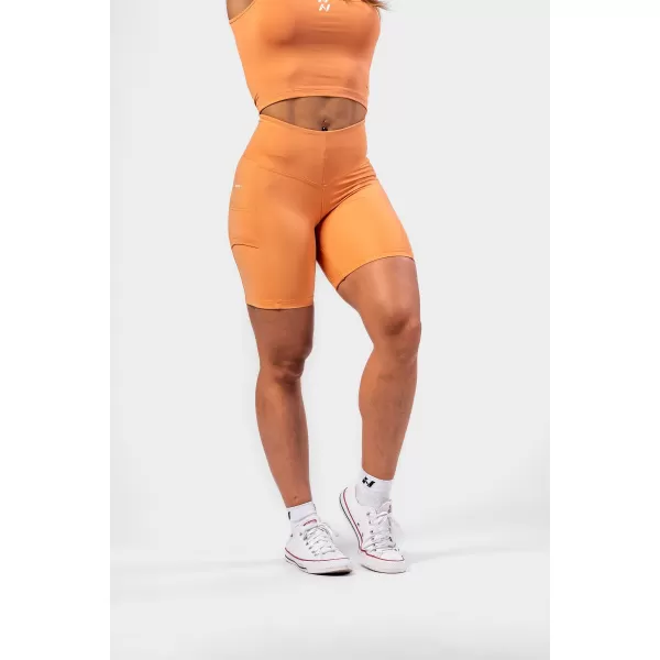  Radlerhose mit hoher Taille ELITE 467 ORANGE Nebbia 
