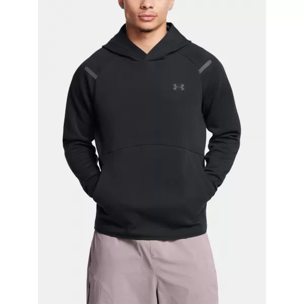  Herren-Sweatshirt UNDER ARMOUR UNSTOPPABLE FLC HD EU 1389350-001 SCHWARZ 