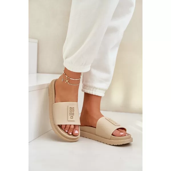  Damenhausschuhe BIG STAR LL274A210 BEIGE Big Star Shoes 