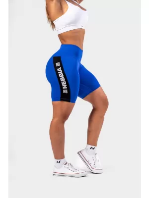 Radlerhose mit hoher Taille ICONIC 238 BLUE Nebbia