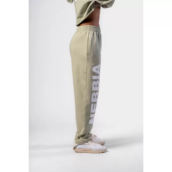  Lockere Baggy-Jogginghose BOYFRIEND STYLE 432 HELLGRÜN Nebbia 
