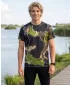 Männer funktionaler T -Shirt Premium ALTISPORT VOJ/ALM113TR01 MILITÄR