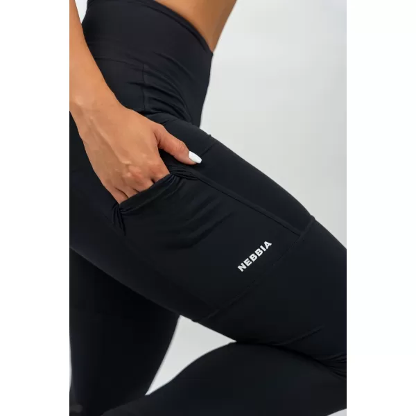  Leggings mit hoher Taille LEG DAY GOALS 248 SCHWARZ Nebbia 