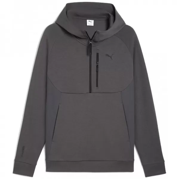  Herren-Sweatshirt PUMA TECH HALF ZIP HOODIE 688044-44 GRAU 