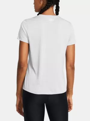 Damen-T-Shirt UNDER ARMOUR TECH SSV- TWIST 1384227-014 GRAU