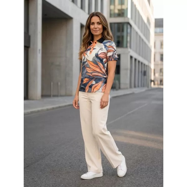  Frauenfunktional T -Shirt mit Premiumkragen ALTISPORT VOJ/ALW111TR05 ORANGE 