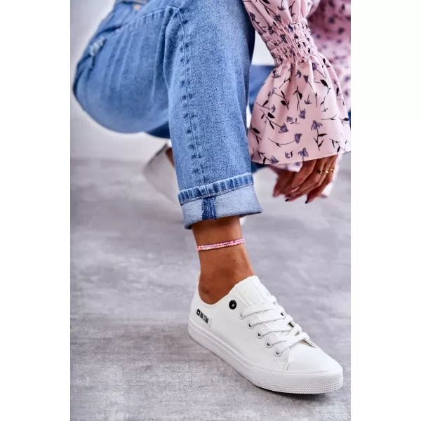  BIG STAR Damen-Sneaker KK274010 WEISS Big Star-Schuhe 