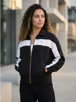 Damenjacke PUMA T7 RELAXED TRACK JACKET 632137-01 SCHWARZ
