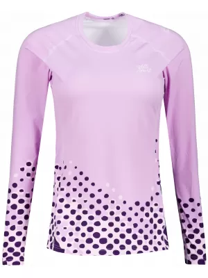 Frauen funktionales t -Shirt mit langen Ärmeln Premium ALTISPORT VOJ/ALW109TR03 LILA