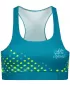 Frauenfunktional Sport Bra Premium ALTISPORT VOJ/ALW109POD01 EMERALD/FLUO GELB