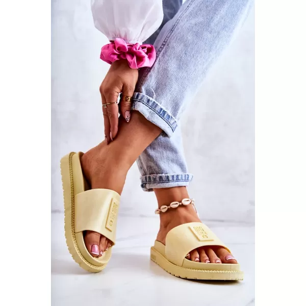  Damenhausschuhe BIG STAR JJ274A305 GELB Big Star Shoes 