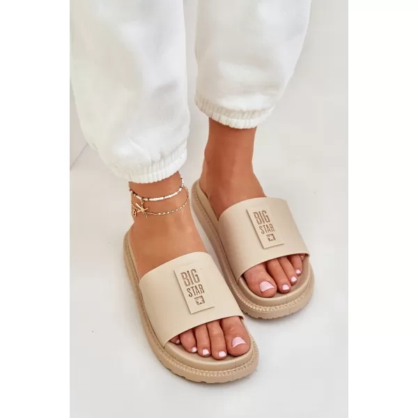  Damenhausschuhe BIG STAR LL274A210 BEIGE Big Star Shoes 