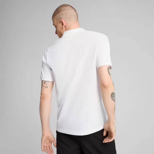  Herren t -Shirt mit einem Kragen PUMA ESS PIQUE POLO 682554-02 WEIß 