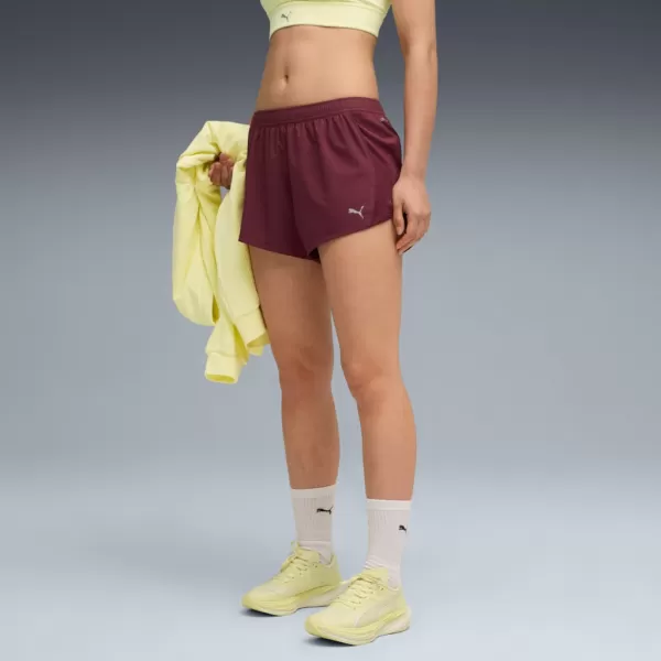  Damenshorts PUMA W RUN VELOCITY 3 SHORT 526585-96 ROT 