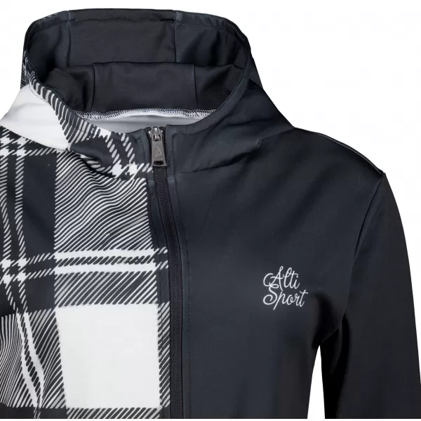  Funktionales Sweatshirt von Frauen auf Reißverschlussprämie ALTISPORT VOJ/ALW098MI02 HEMD 