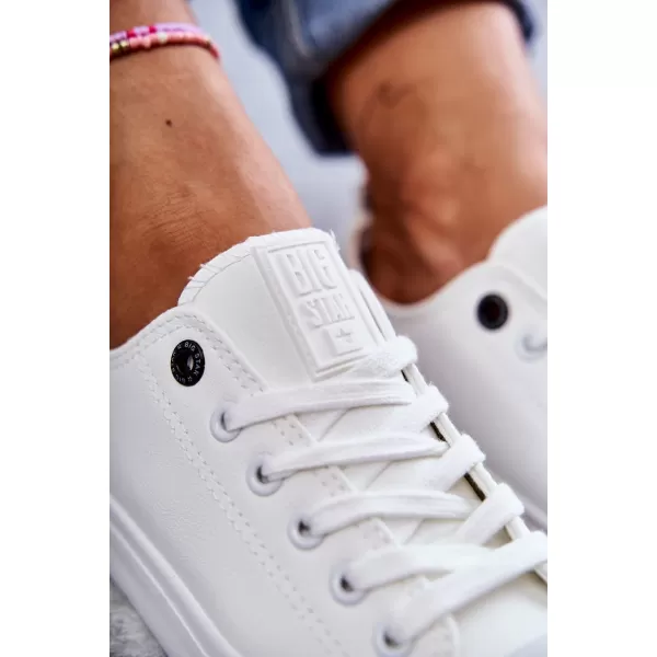  BIG STAR Damen-Sneaker KK274010 WEISS Big Star-Schuhe 
