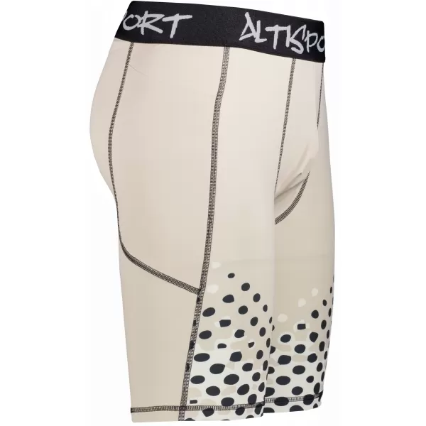  Männersport -Leggings über den Knien der Prämie ALTISPORT VOJ/ALM109LEG02 HELLBRAUN 