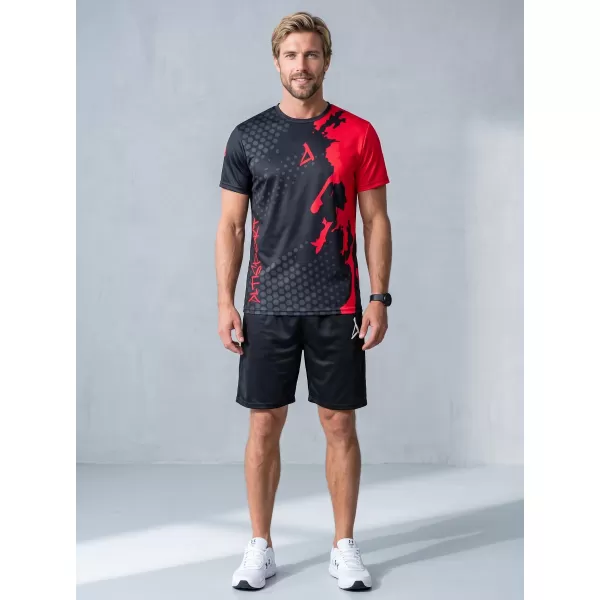  Männer funktionaler T -Shirt Premium ALTISPORT VOJ/ALM112TR01 SCHWARZ 