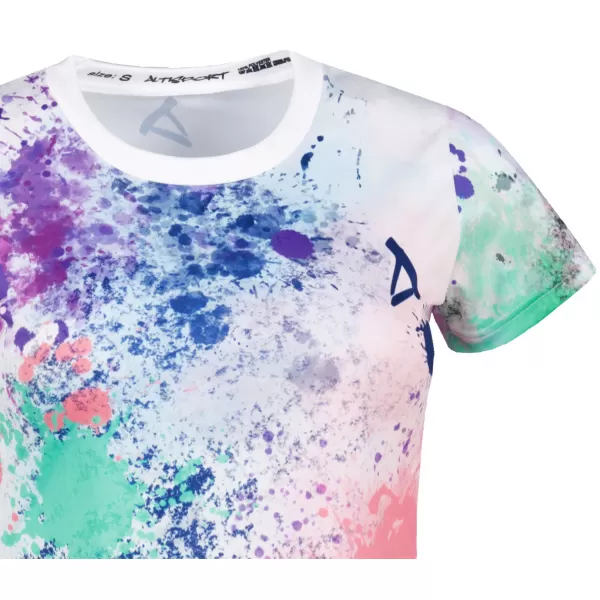  Hochwertiges Funktions-T-Shirt für Damen ALTISPORT VOJ/ALW055TR01 LILA/GRÜN 
