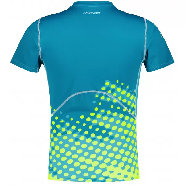  Funktionelle Kompression von Männern t -Shirt Premium ALTISPORT VOJ/ALM109TR04 EMERALD-FLUO 
