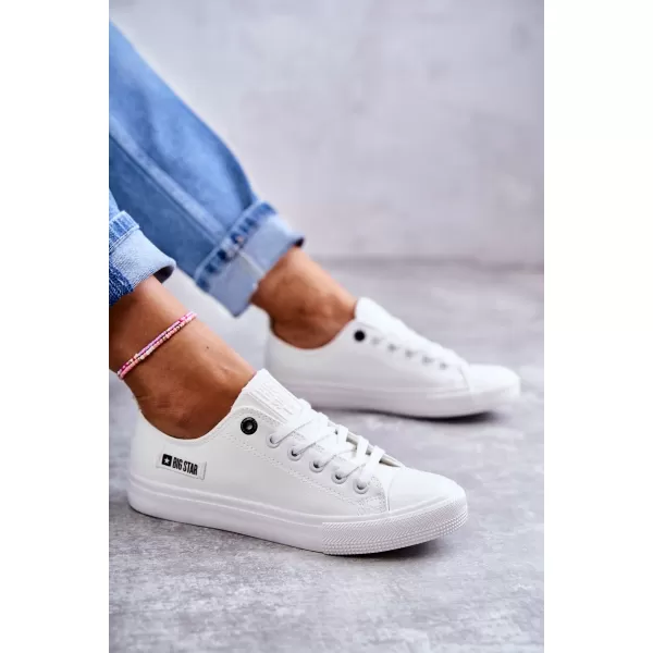  BIG STAR Damen-Sneaker KK274010 WEISS Big Star-Schuhe 